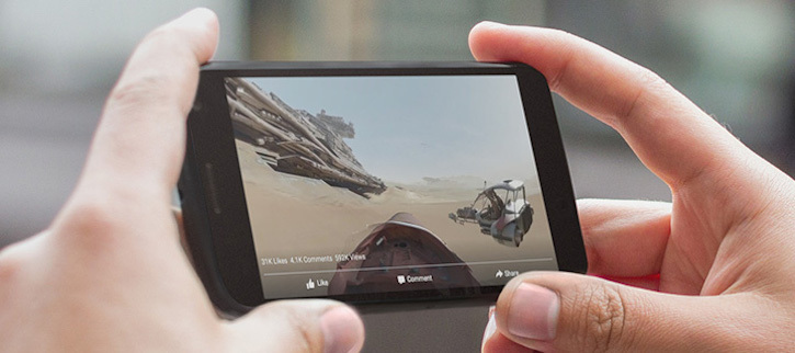 Les vidéos à 360° arrivent sur Facebook (mais pas tout de suite sur iOS)