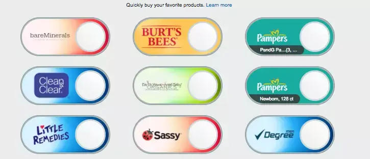 Amazon : bientôt des "dash buttons" virtuels