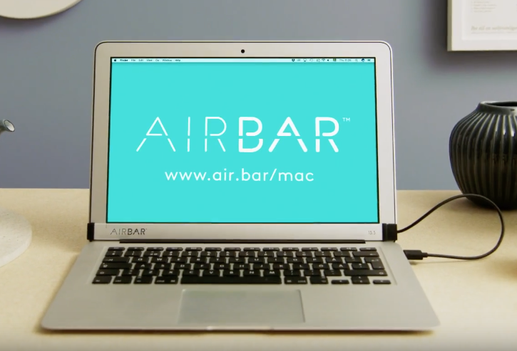 AirBar, l'accessoire qui rend les MacBook Air tactiles, est en vente