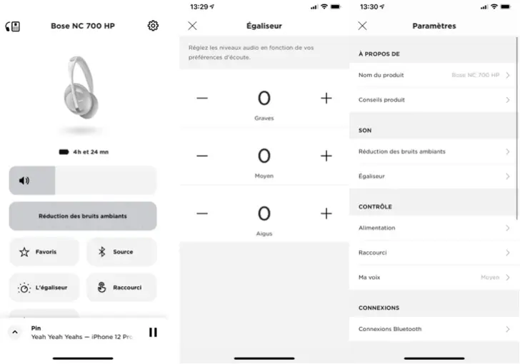 Test express des écouteurs QuietComfort et du casque NC Headphones 700 de Bose