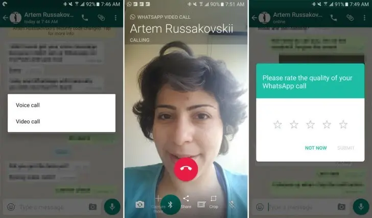 WhatsApp : derniers préparatifs avant les appels vidéo