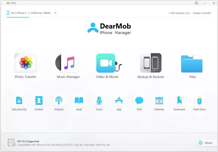 Dearmob Black Friday à -70%, un super logiciel de sauvegarde iPhone (qui peut remplacer iTunes)