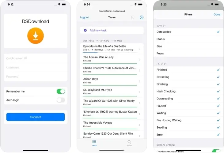 DSDownload Station : l'outil de téléchargement pour les NAS Synology est dispo sur iOS