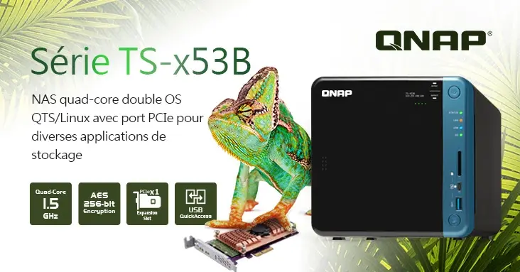 QNAP dévoile ses nouveaux NAS USB-C (2, 4 et 6 baies) avec emplacement PCIe