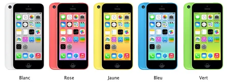 iPhone 5C, c'est officiel, 99 $ pour le modèle 16 Go subventionné