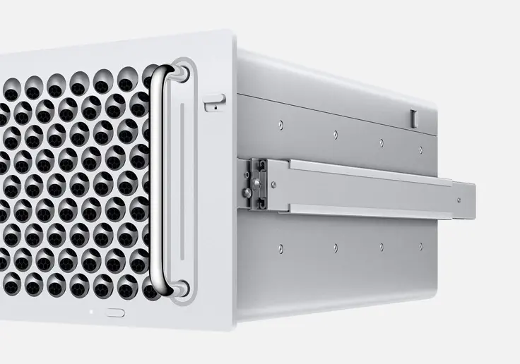 Le Mac Pro est également disponible au format rack à partir de 7199€