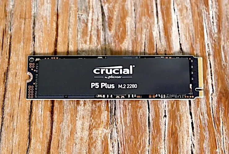 Prise en main du SSD Crucial P5 Plus PCIe 4.0 : 6 600 Mo/s, mais pas sur Mac