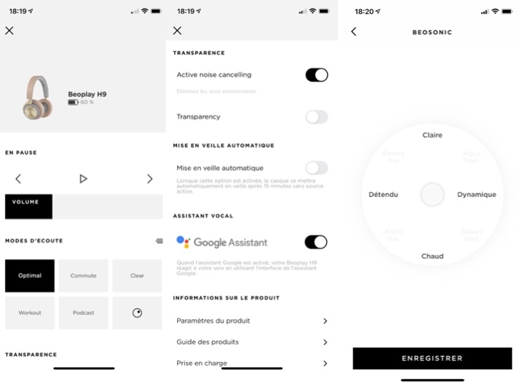 Test express du casque Bang & Olufsen Beoplay H9 avec ANC et des écouteurs E8 Gen3