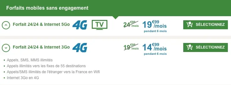 B&You propose une réduction de 5 € sur ses deux plus gros forfaits