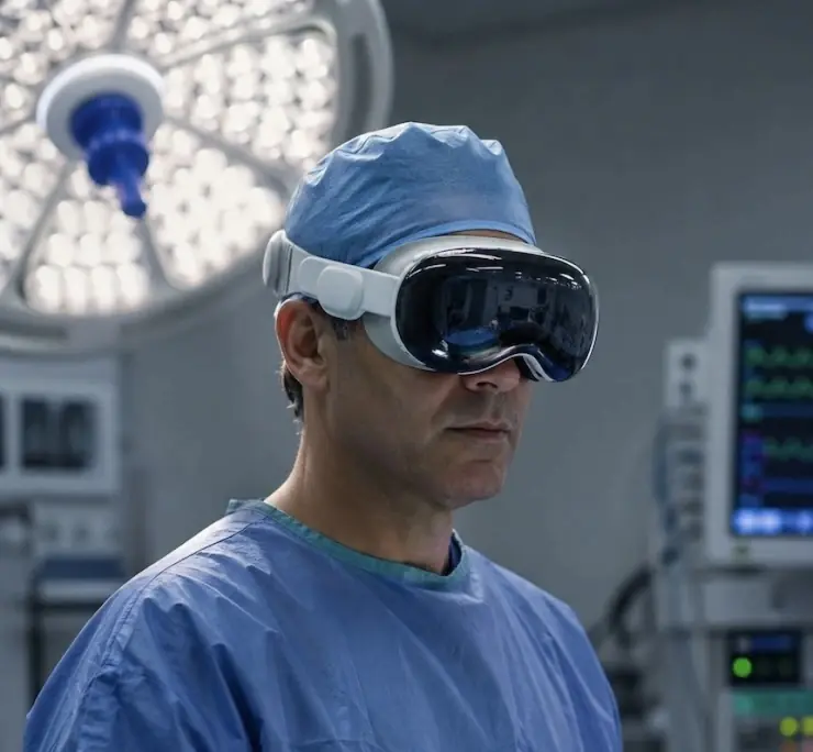 Apple Vision Pro chirurgie