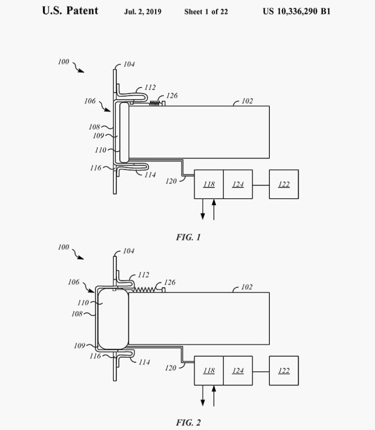 Brevet : Apple planche sur un pare-choc extensible