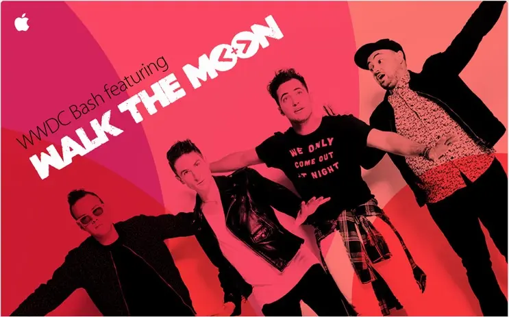 #WWDC : WALK THE MOON animera la WWDC Bash !