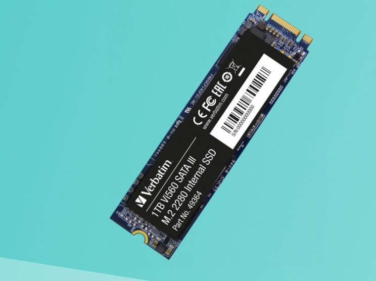 Deux nouvelles références de SSD M.2 (NVMe PCIe et SATA) chez Verbatim