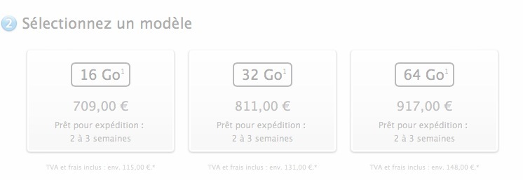 Apple augmente les prix des iPhone en France