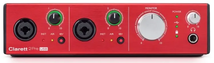 De l'USB-C pour les interfaces audio Clarett de Focusrite