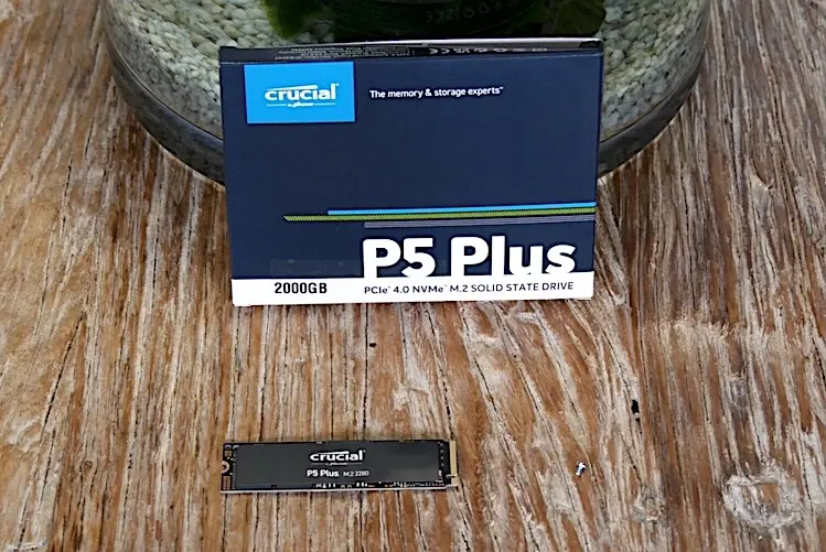 Prise en main du SSD Crucial P5 Plus PCIe 4.0 : 6 600 Mo/s, mais pas sur Mac