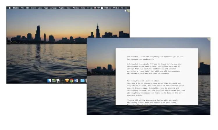 OS X : UnDistracted permet de faire le vide autour d'une application