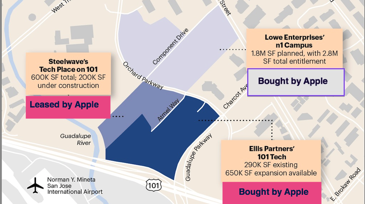 San Jose donne son accord pour un nouveau projet d'envergure d'Apple