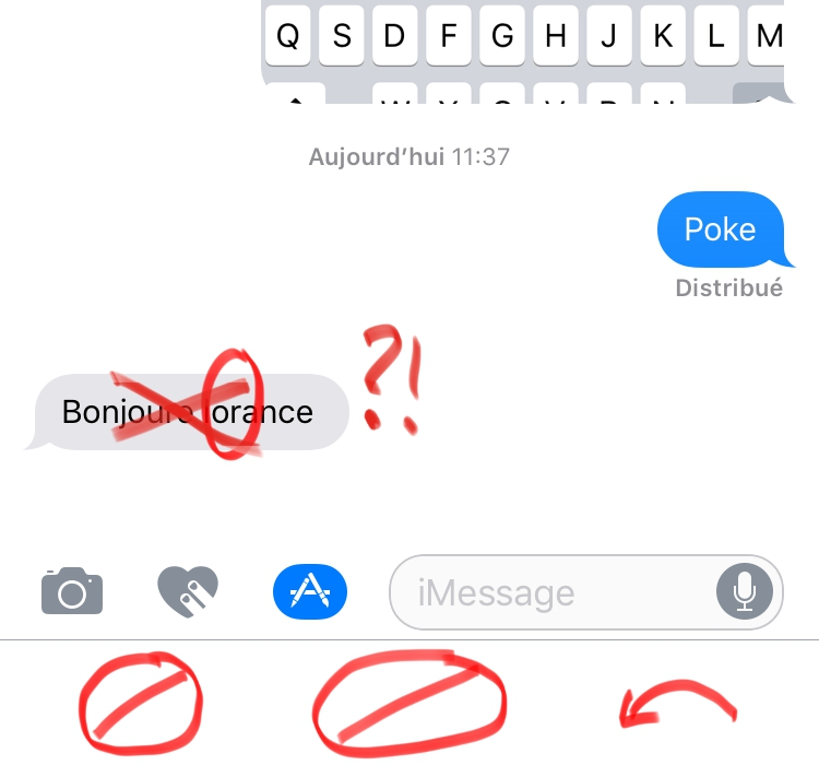 Grammar Snob corrige les fautes d'orthographe de vos contacts (iMessage)