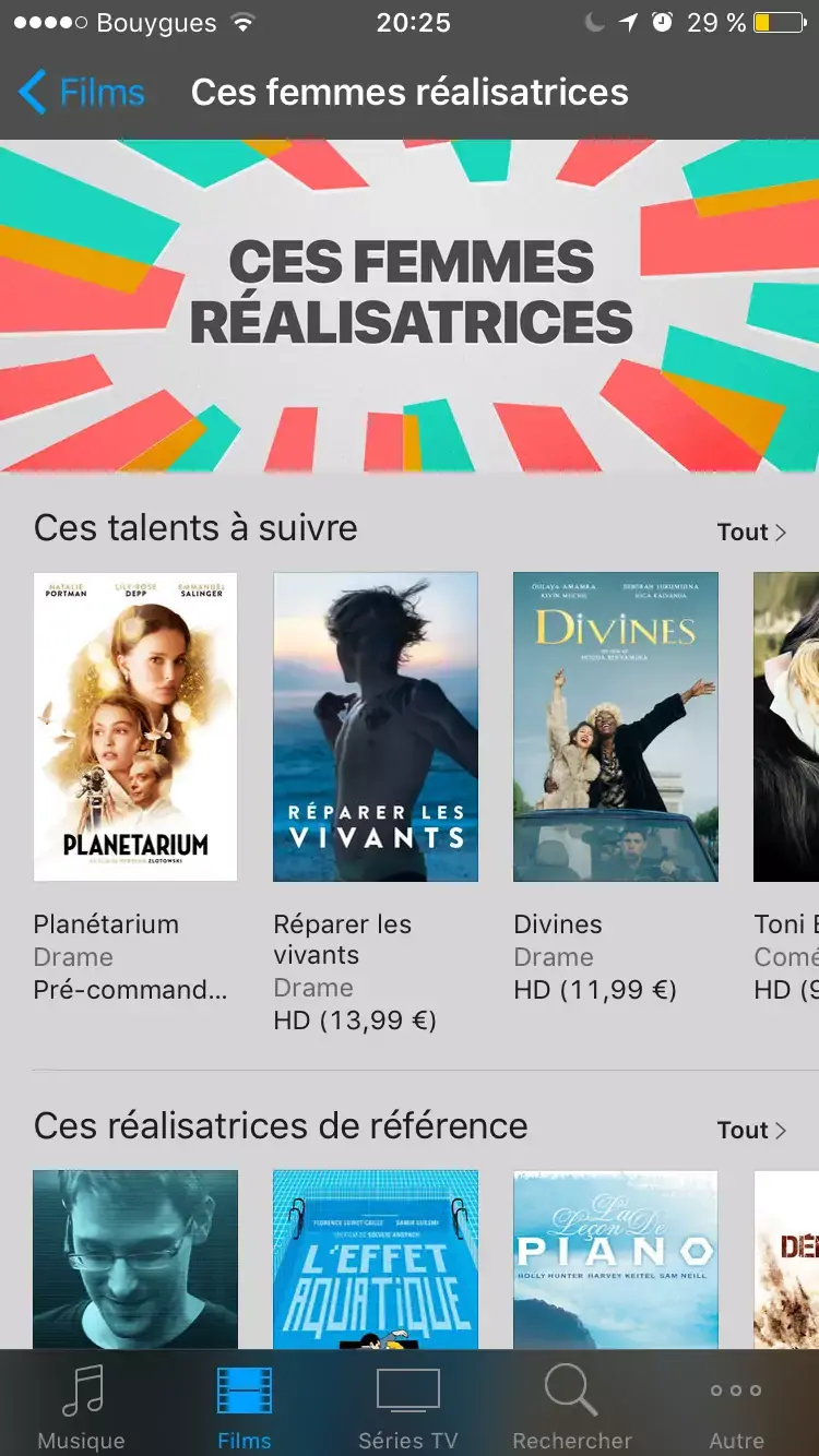 Apple dédie l'iTunes Store à la Journée internationale des femmes