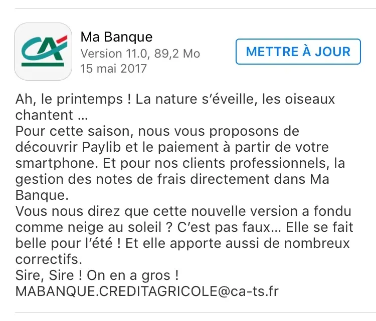 Le Crédit Agricole, fan de Kaamelott mais pas d'Apple Pay