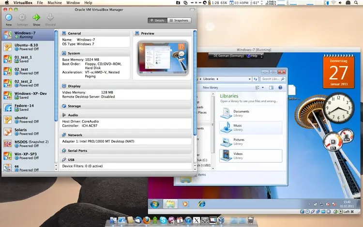 VirtualBox, l'alternative gratuite à Parallels Desktop, gère Windows 8.1 sur Mac