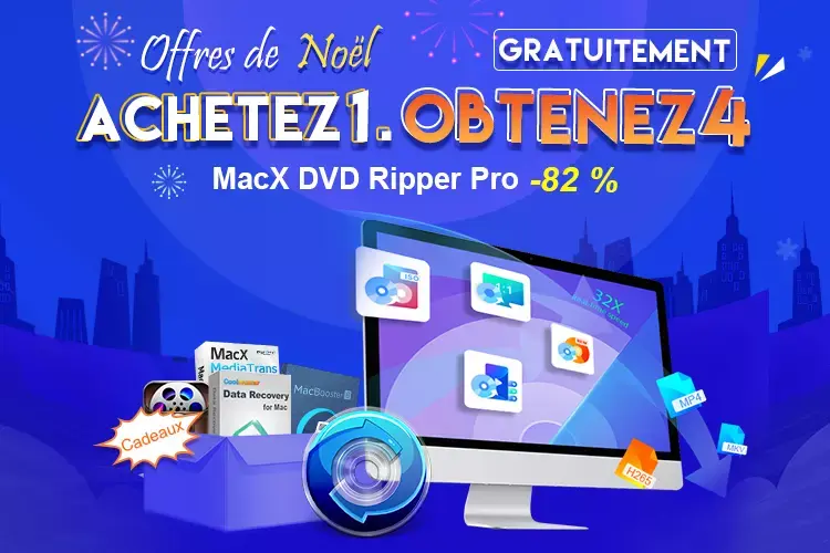 Bon plan de Noël : -82% sur MacX DVD Ripper Pro (à vie), + 4 logiciels gratuits !