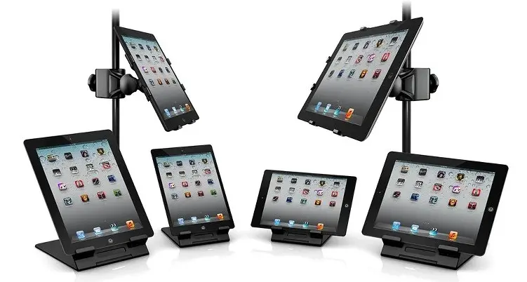 iKlip 2 pour fixer l'iPad à un pied micro