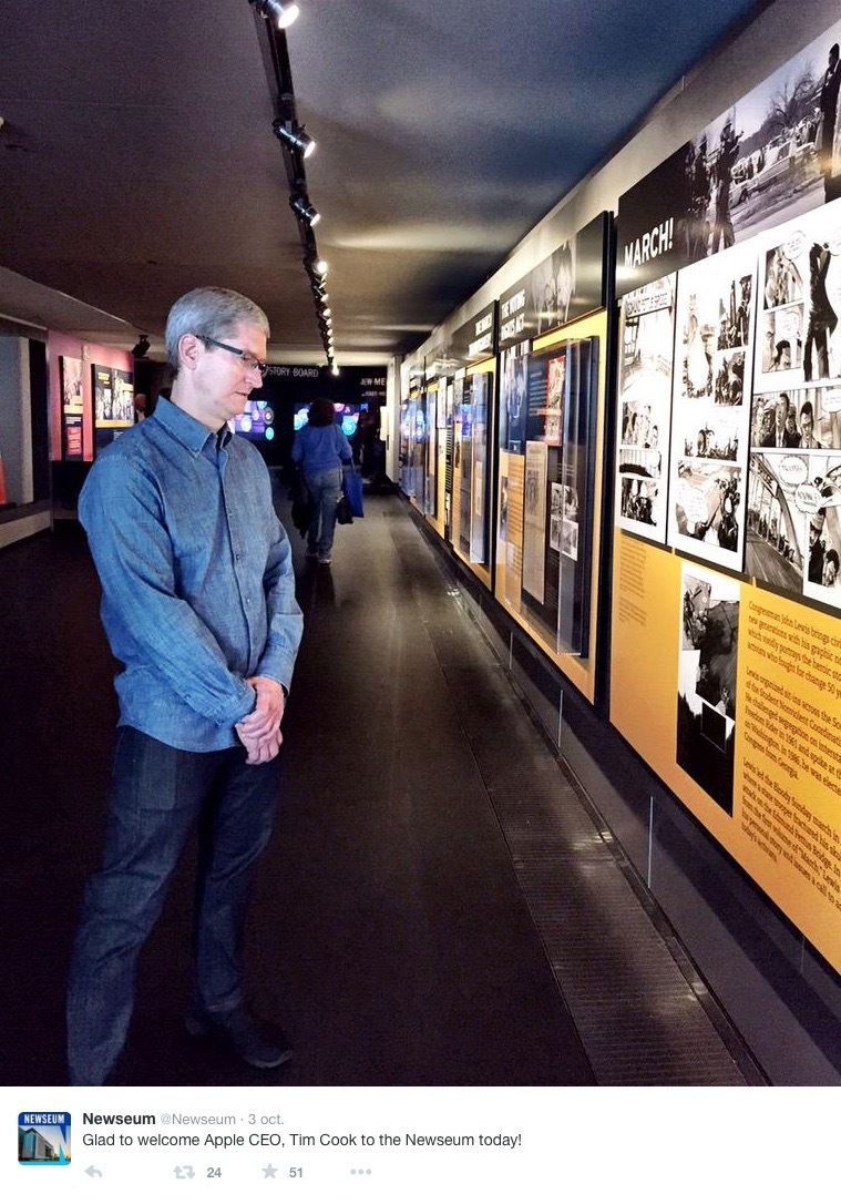 Tim Cook reçoit un "Visibility Award" de la Human Rights Campaign à Washington