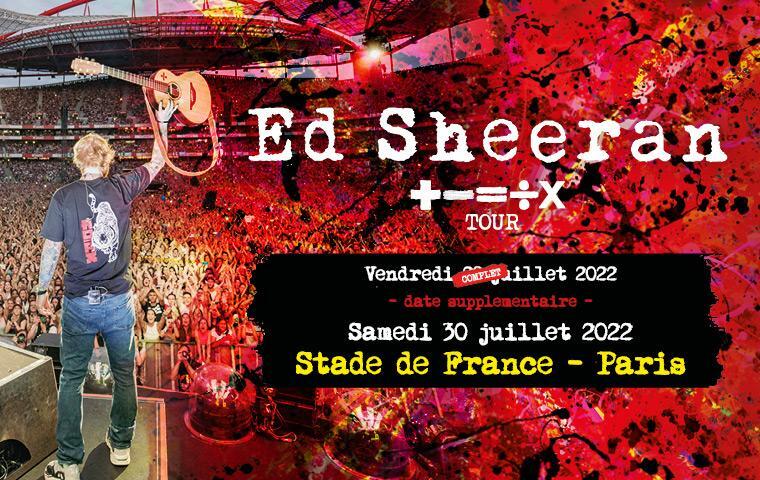 Stade de France : pour le concert d’Ed Sheeran, un smartphone sera obligatoire !