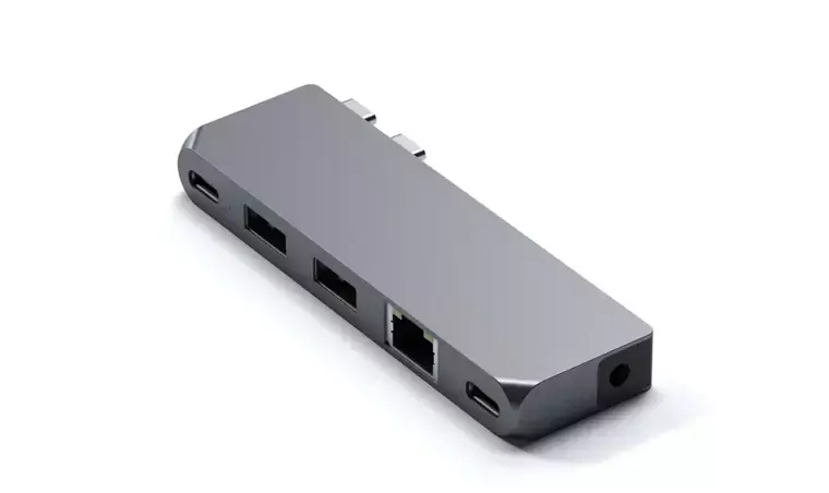 Un hub pour les nouveaux MacBook Pro avec Ethernet et USB-C/USB-A chez Satechi