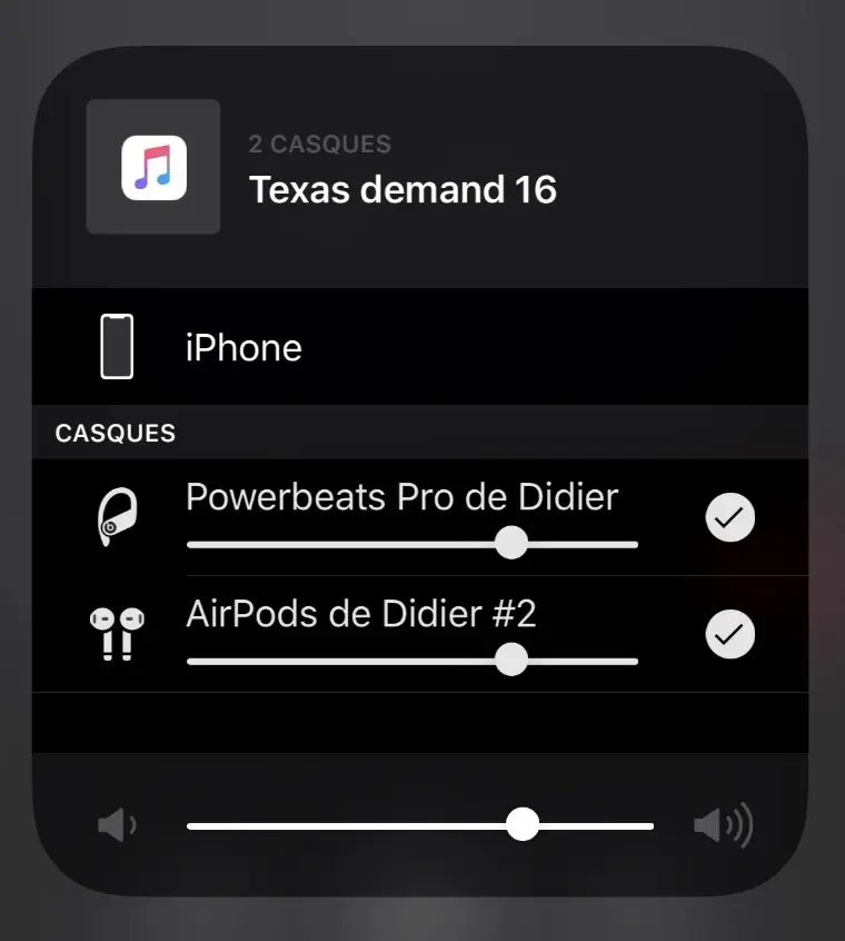 iOS 13 : la fonction de partage audio fonctionne aussi avec les Powerbeats Pro