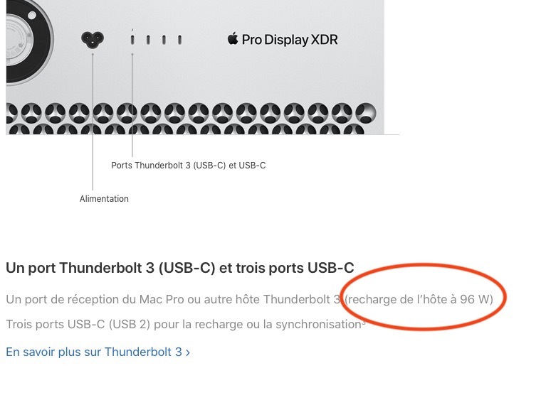 Le MacBook Pro 16" pourrait être livré avec un chargeur 96W