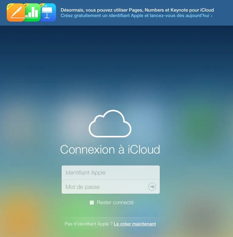 Apple permet à tous de profiter d'iWork sur iCloud.com