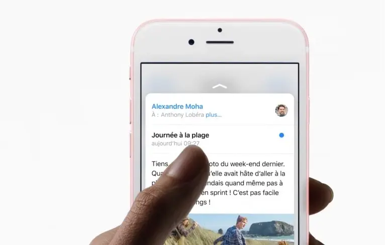 3D Touch : le coup de génie d'Apple pour rendre ForceTouch indispensable sur l'iPhone