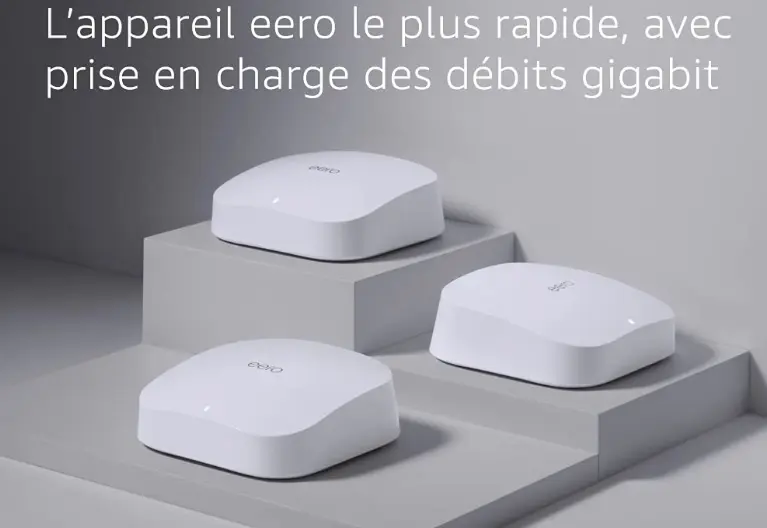 Les routeurs Wi-Fi 6 Eero Pro 6 compatibles HomeKit/Thread sont disponibles dès 199€