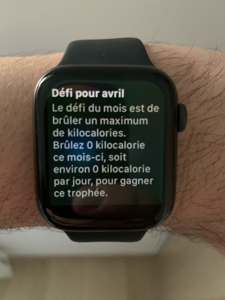 L'image du soir : quand votre Apple Watch vous demande de ne plus bouger (!)