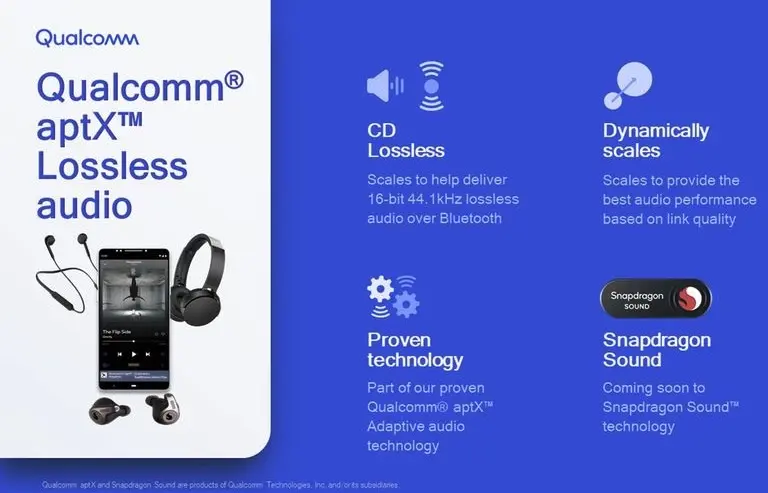 aptX Lossless : un codec pour de la qualité CD en Bluetooth chez Qualcomm