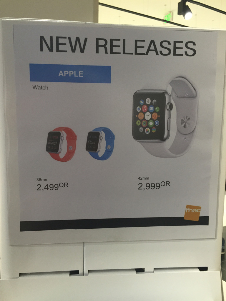 La Fnac distribue l'Apple Watch (photo)