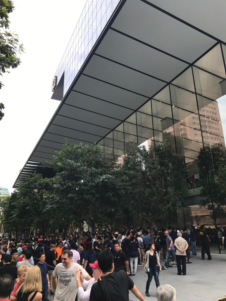 En direct de l'Apple Store de Singapour (photos)