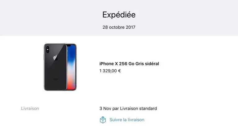 iPhone X : les premières expéditions sont bien parties (livraison demain) !