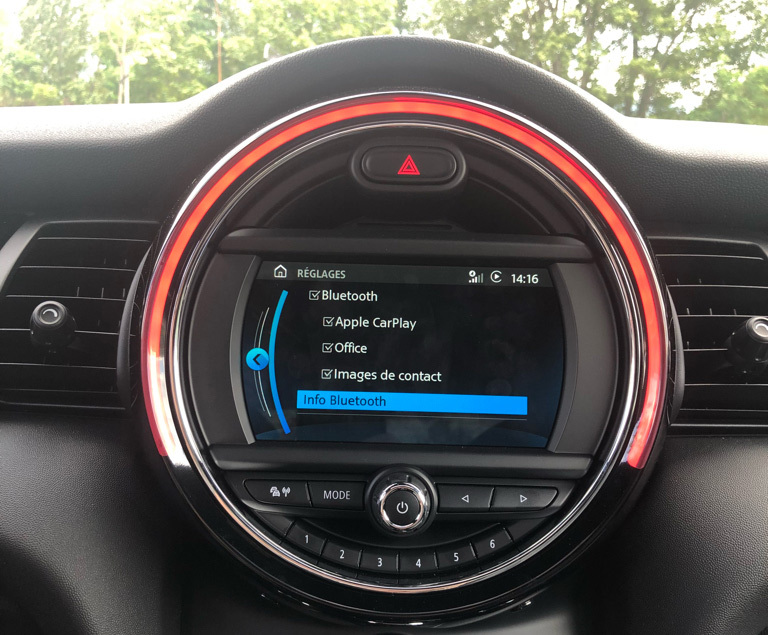 CarPlay WiFi est (aussi) disponible chez Mini (photo)