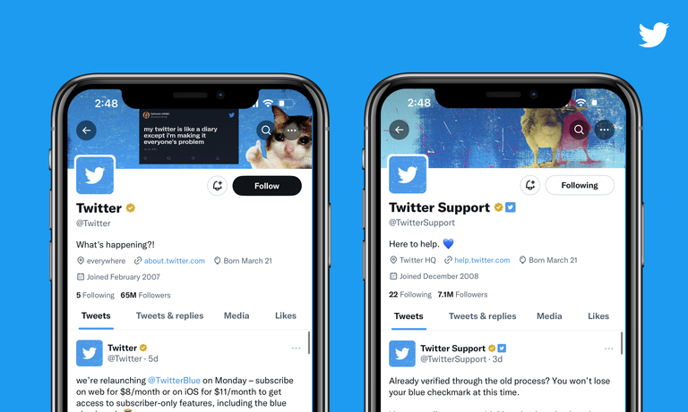 Twitter Blue est disponible dans le monde entier