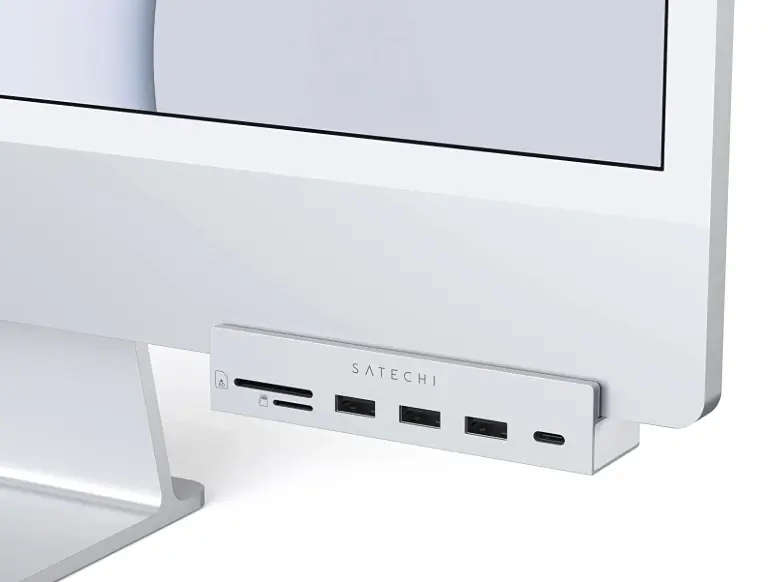 Le hub USB-C de Satechi pensé pour les iMac M1 est disponible à 64€ (+frais de port)