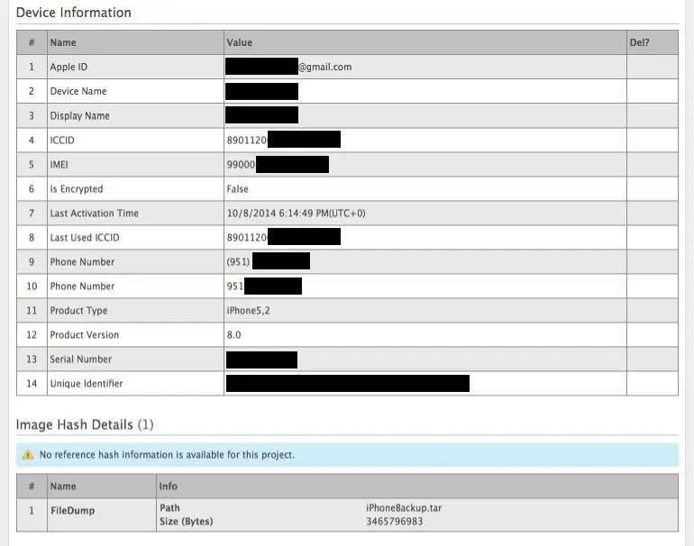 Quelles données peuvent être extraites des iPhone par Cellebrite ?