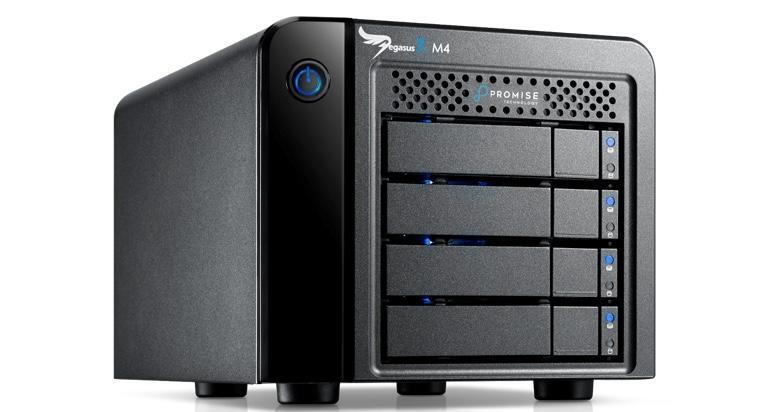 Thunderbolt 3 : un RAID très rapide (100% SSD) et compact chez Promise, le Pegasus3 M4