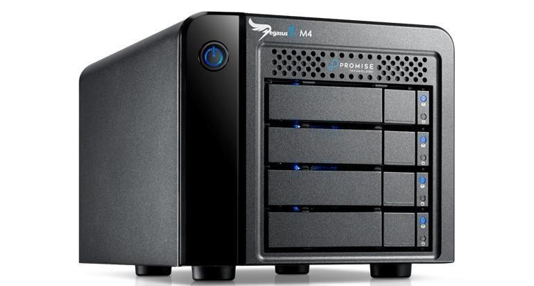 Thunderbolt 3 : un RAID très rapide (100% SSD)  et compact chez  Promise, le Pegasus3 M4