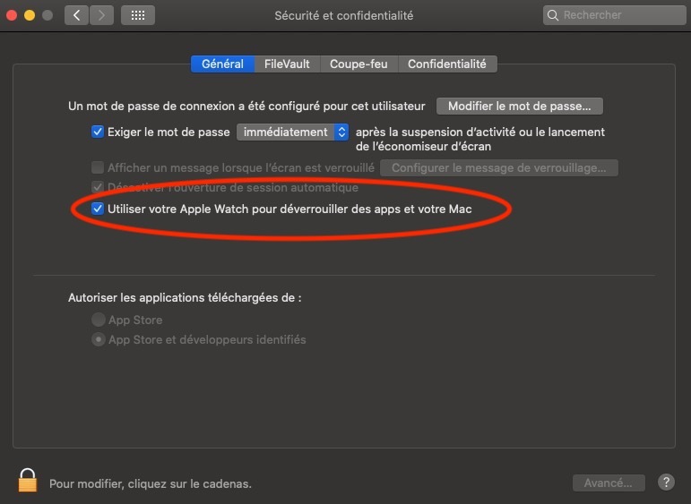 Catalina : comment utiliser la fonction Approuver avec l'Apple Watch