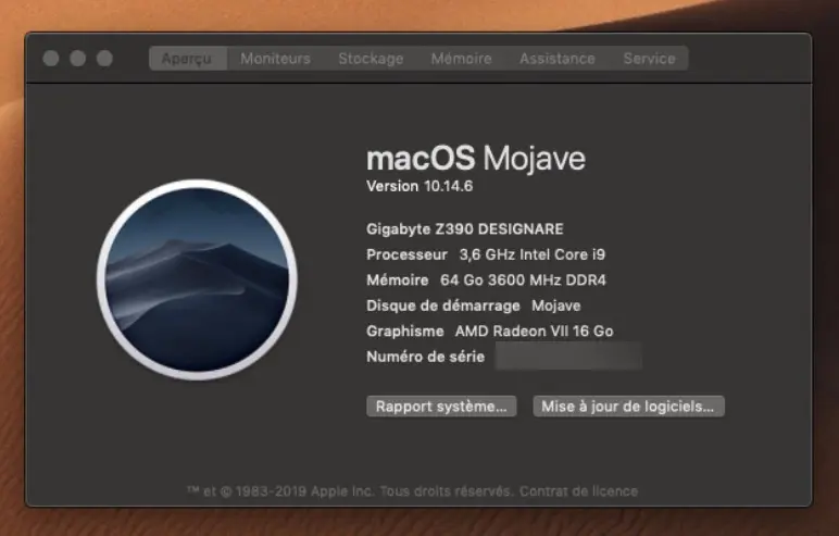 Hackintosh "Pro" 2019 : quelle config choisir ? (carte-mère, CPU, GPU..)