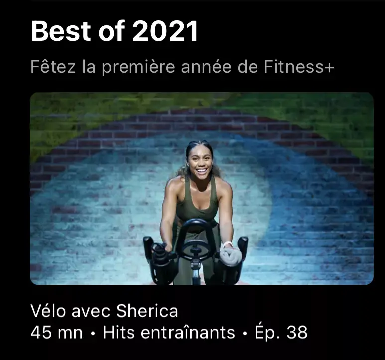 Fitness+ fait le plein de nouvelles séances pour célébrer 2022 !